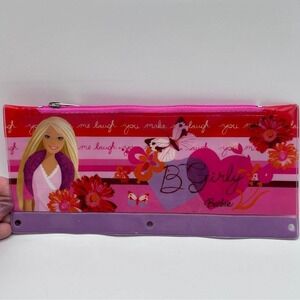 vintage barbie pencil case 2000s
